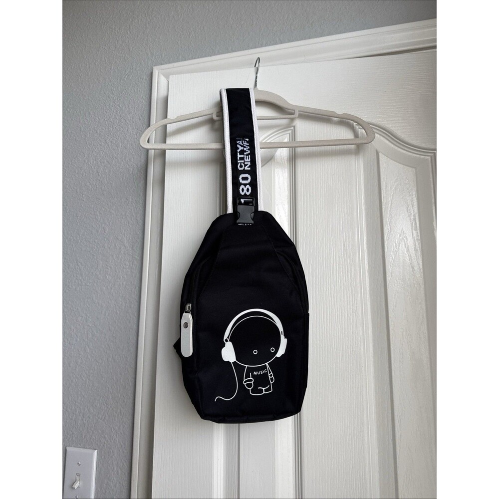 Kuchen & Bag 1980 City and Life New Fashion Black CrossBody "Music" Bag